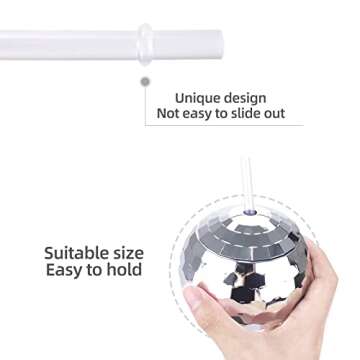 Xlong Silver Disco Ball Cups 20 Oz - Party Essential