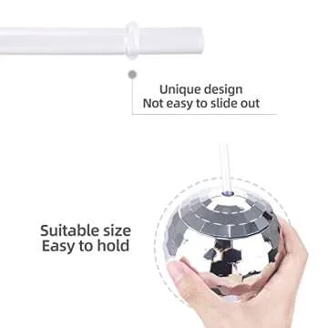 Xlong Silver Disco Ball Cups 20 Oz - Party Essential