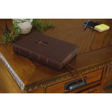 NIV, Quest Study Bible, Leathersoft, Brown, Comfort Print: The Only Q and A Study Bible