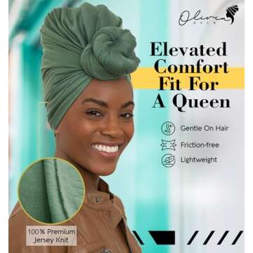 Olivia Sylx Head Wraps for Women - Soft & Versatile