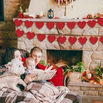 Classy Heart Garland for Valentine's Day Decor