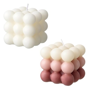 Stylish ACITHGL Bubble Candle Set for Home Decor