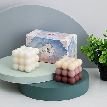 Stylish ACITHGL Bubble Candle Set for Home Decor