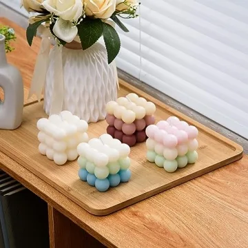 Stylish ACITHGL Bubble Candle Set for Home Decor