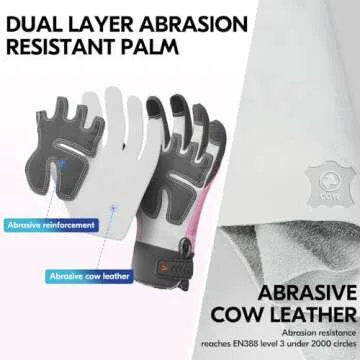 Vgo Chainsaw Gloves for Women | 12-Layer Protection