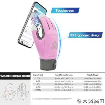 Vgo Chainsaw Gloves for Women | 12-Layer Protection