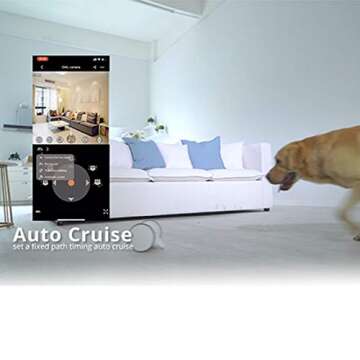 SKYMEE Owl Robot: Movable Full HD Pet Camera with Treat Dispenser, Interactive Toy for Dogs and Cats, Mobile Control via App