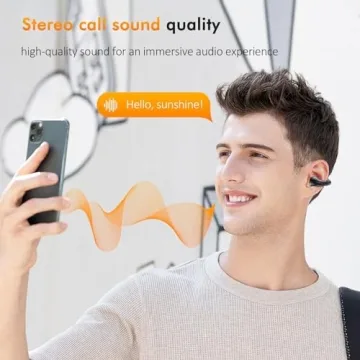 Open Ear Clip Wireless Earbuds for Safe Listening