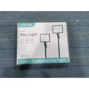 Sokani P25 Key Light - Adjustable LED Video Light for Creators
