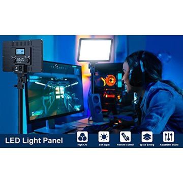 Sokani P25 Key Light - Adjustable LED Video Light for Creators