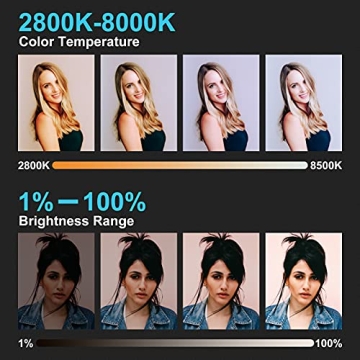 Sokani P25 Key Light - Adjustable LED Video Light for Creators