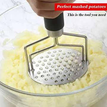 Premium Stainless Steel Potato Masher for Perfect Mashing