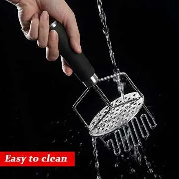 Premium Stainless Steel Potato Masher for Perfect Mashing