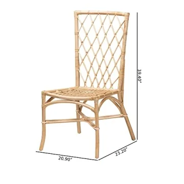 Bali & Pari Doria Rattan Dining Chair Set for All Spaces