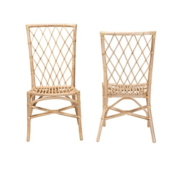 Bali & Pari Doria Rattan Dining Chair Set for All Spaces