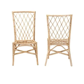 Bali & Pari Doria Rattan Dining Chair Set for All Spaces