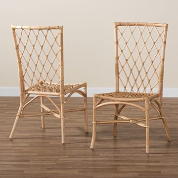 Bali & Pari Doria Rattan Dining Chair Set for All Spaces