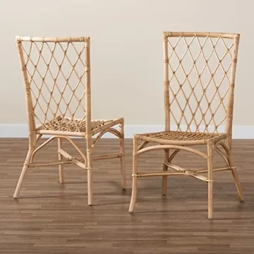 Bali & Pari Doria Rattan Dining Chair Set for All Spaces