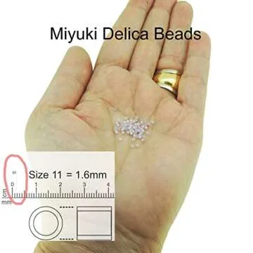 Miyuki Delica Seed Beads 11 /0 Duracoat Opaque Watermelon 7.2 Gram DB2114, pink
