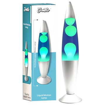 JAMBO 16" Liquid Lamp - Soothing Blue & Green Colors