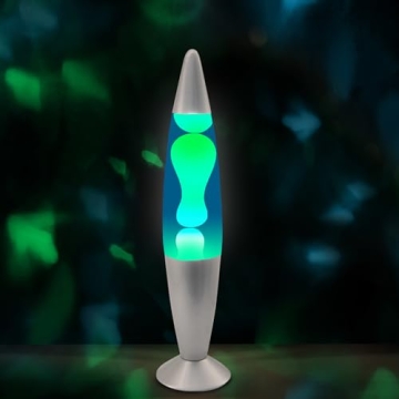 JAMBO 16" Liquid Lamp - Soothing Blue & Green Colors