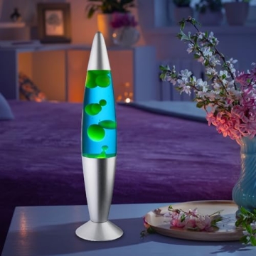 JAMBO 16" Liquid Lamp - Soothing Blue & Green Colors