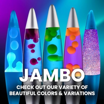 JAMBO 16" Liquid Lamp - Soothing Blue & Green Colors
