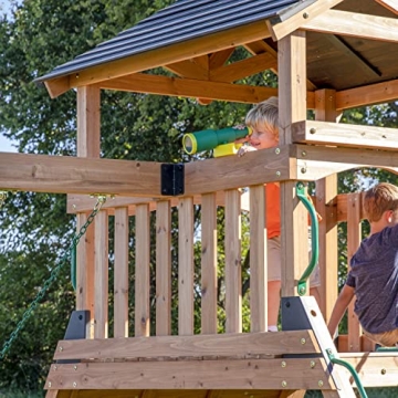 Backyard Discovery Endeavor Cedar Wood Swing Set Playset