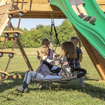 Backyard Discovery Endeavor Cedar Wood Swing Set Playset