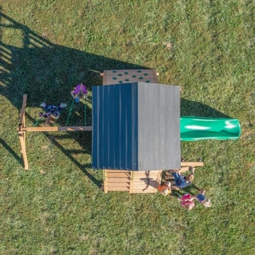 Backyard Discovery Endeavor Cedar Wood Swing Set Playset