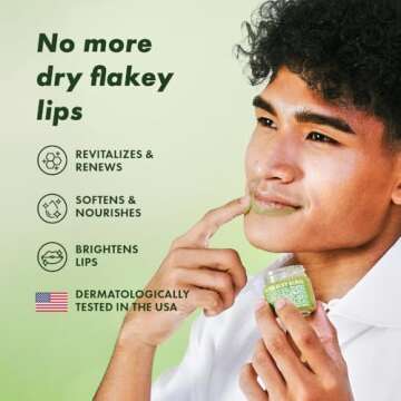 Handmade Heroes Matcha Latte Lip Scrub 1oz 100% Natural Vegan Skin Care Deep Conditioning Lip Scrub ...