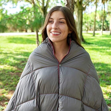 Get Out Gear Double Puffy Camping Blanket - Lightweight & Warm