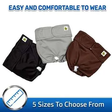 Pet Magasin Reusable Washable Dog Diapers for All Pets