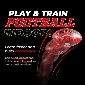 Buy VICTURY BUTTKICKER Football for Safe Indoor Fun
