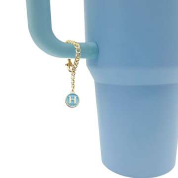 Tovly 6PCS Personalized Straw Covers for Stanley Tumblers