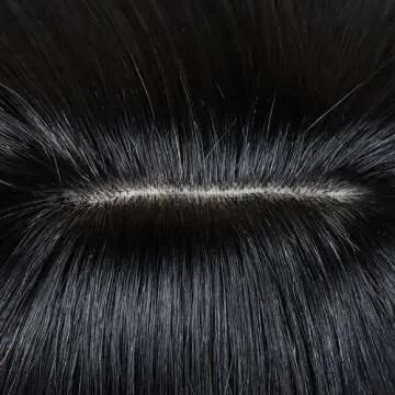 Mofyue Short Human Hair Bob Wigs With Bangs Straight Realistic Scalp Glueless Non Lace Front Wig For Women Wear and Go Blunt Cut Brazilian Natural Bob Wigs 180% Density (Natural Color, 10 Inch)