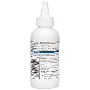 PetArmor Ear Rinse for Dogs & Cats, 4 oz, Cleans Dirt, Yeast, Wax, and Bacteria from Pet's Ears, Eas...