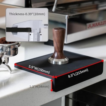 Watchget Espresso Tamping Mat for Perfect Coffee Tamping