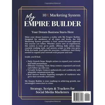 My Empire Builder: 10X Marketing System: 90 Day Edition - Strategy, Scripts & Trackers for Social Me...