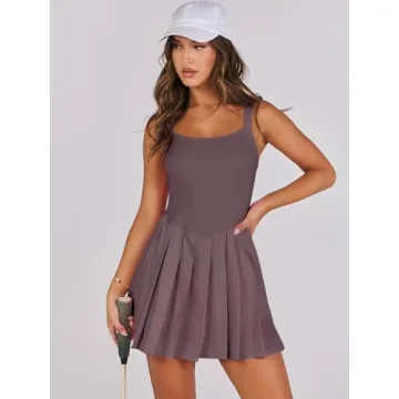 Stylish ANRABESS Women's Tennis Mini Dress for Summer