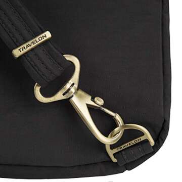 Travelon Anti-Theft Signature Slim Backpack, Black