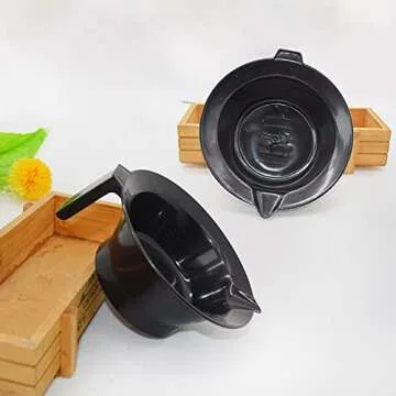 Soft 'N Style Applicator Bowl for Keratin & Color Treatments, Black