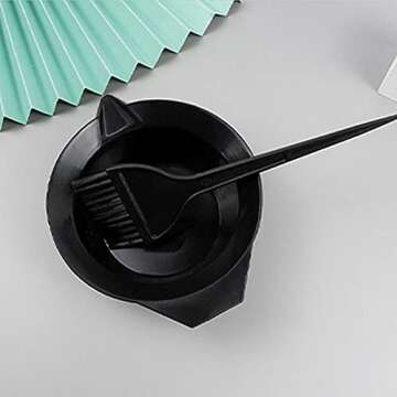 Soft 'N Style Applicator Bowl for Keratin & Color Treatments, Black