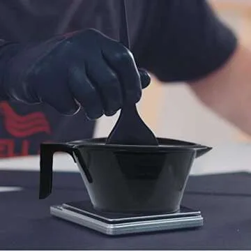 Soft 'N Style Applicator Bowl for Keratin & Color Treatments, Black