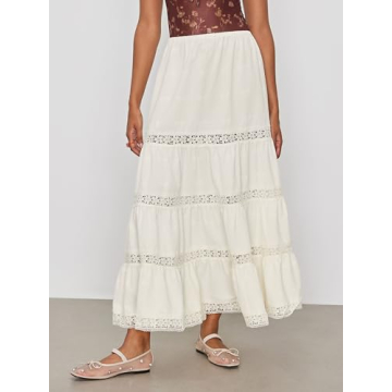 CIDER Santorini Maxi Skirt: Bohemian Style for Summer