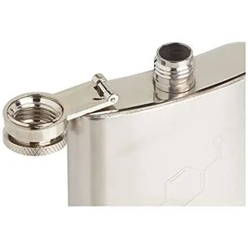 Stylish Kikkerland Chemistry 101 Flask Book for Discreet Drinking