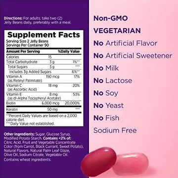 Nature's Bounty Jelly Beans for Hair, Skin & Nails