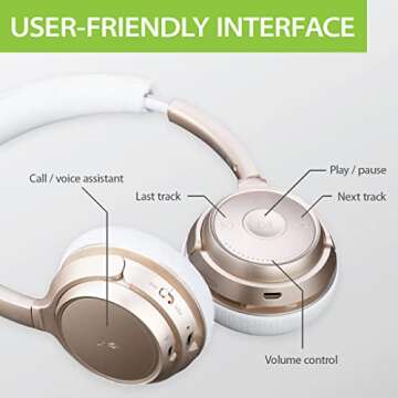 Avantree AH6B Bluetooth Headphones for Work & Play