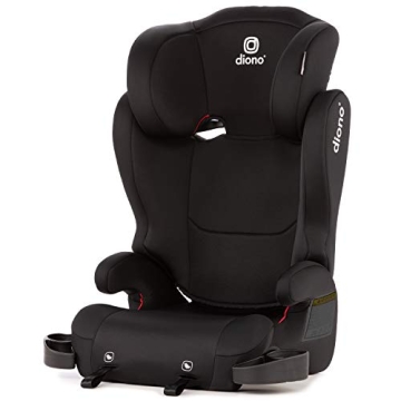 Diono Cambria 2 XL - Black Booster Seat with Comfort & Safety Features