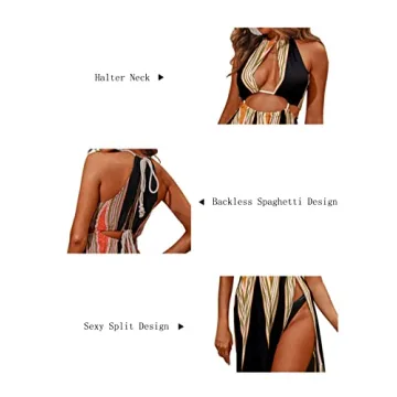 BIUBIU Women's Sexy Boho Maxi Dress for Summer Parties